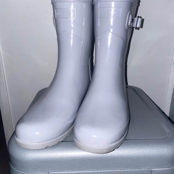 Hunter - Brandclub - Hunter Women Short Hunter Gray Rain Boots